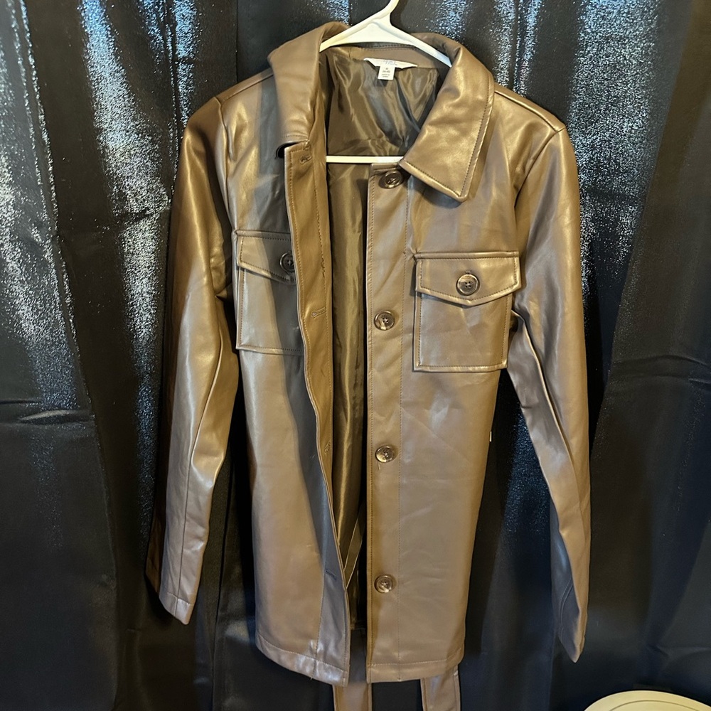 Woman’s Brown Leather Jacket